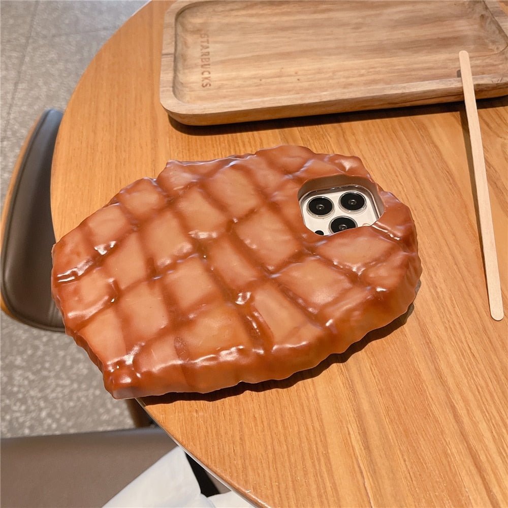 Honey Steak Harmony - Simulation Toy Phone Case Honey Steak Design for iPhone 11/12/13/14 & More - iPhone Cases - Scribble Snacks
