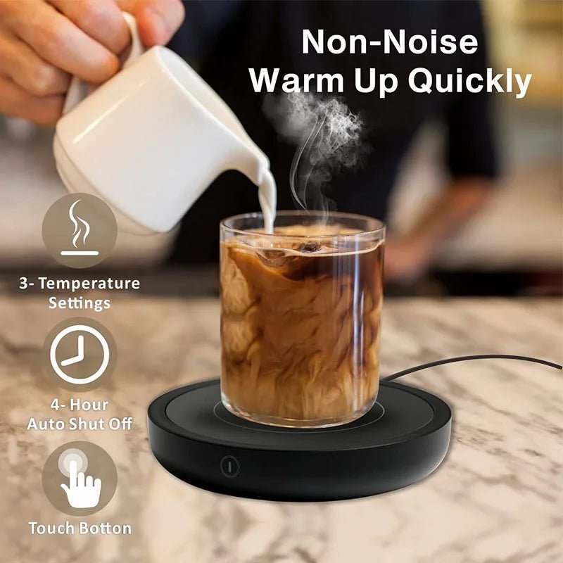 Hot Beverage Warmer Pad 110V/220V - Drink/Mug Warmer - Scribble Snacks