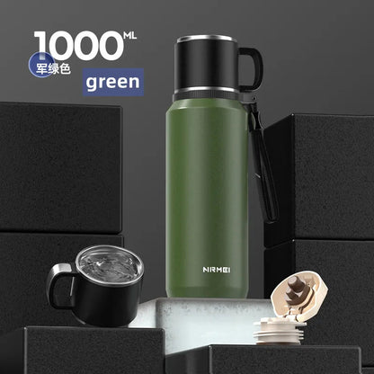 Hot Coffee Stainless Steel Thermos - Water Bottles - Scribble Snacks