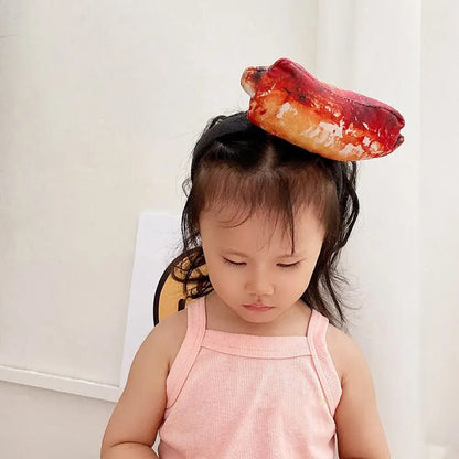Hot Dog Sausage Food Novelty Headband Hair Accessories - Headbands - Scribble Snacks