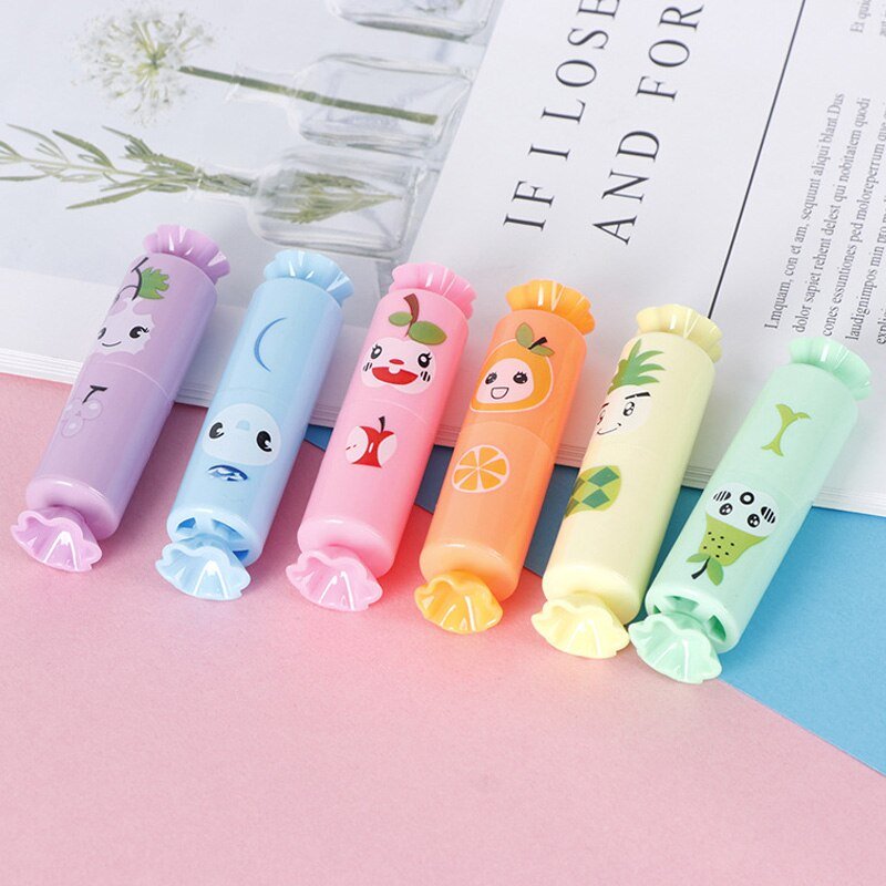 Ice Cream, Cat Paw, Sweets Mini Highlighters - Set of 6 - Highlighters - Scribble Snacks