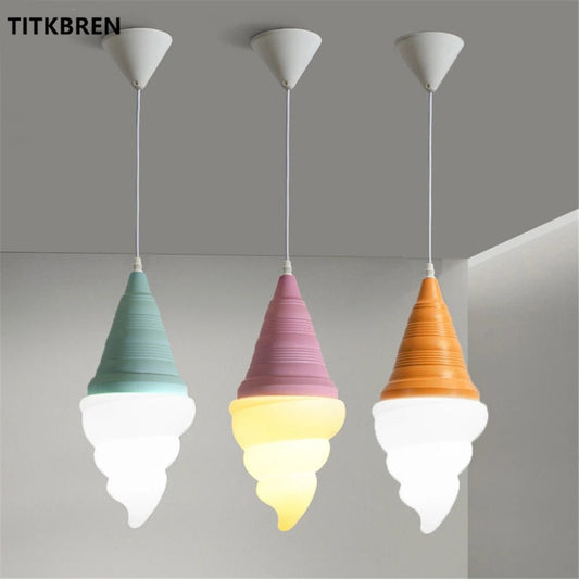 Ice Cream Cone Pendant Lights for Kids Bedroom - Lamp / Lighting - Scribble Snacks