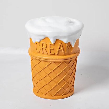 Ice Cream Cone & Snacks - Round Stool - Chairs & Stools - Scribble Snacks