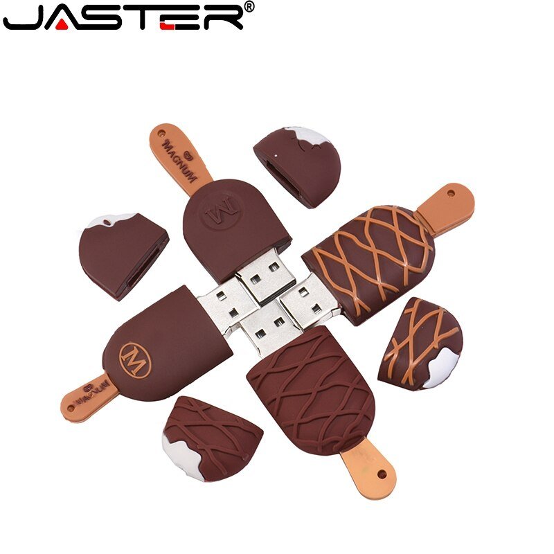 Ice Cream Silicone USB 2.0 Flash Drive 4GB-128GB - USB Drive - Scribble Snacks