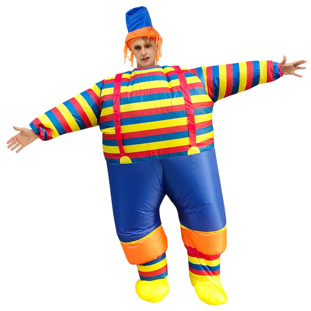 Inflatable Handstand Clown Carnival Costume - Inflatable Costume - Scribble Snacks