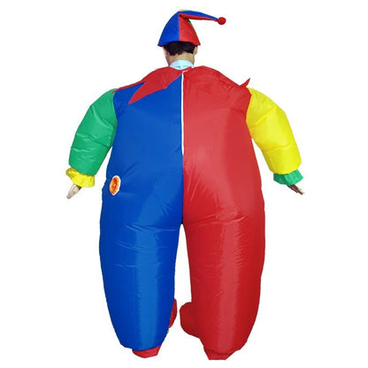 Inflatable Handstand Clown Carnival Costume - Inflatable Costume - Scribble Snacks