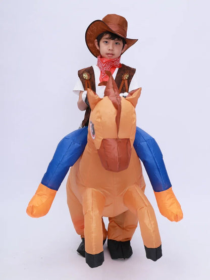 Inflatable Horse Costume Kids - Inflatable Costume - Scribble Snacks