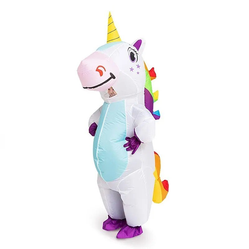 Inflatable Unicorn Cosplay Adult Costume - Inflatable Costume - Scribble Snacks