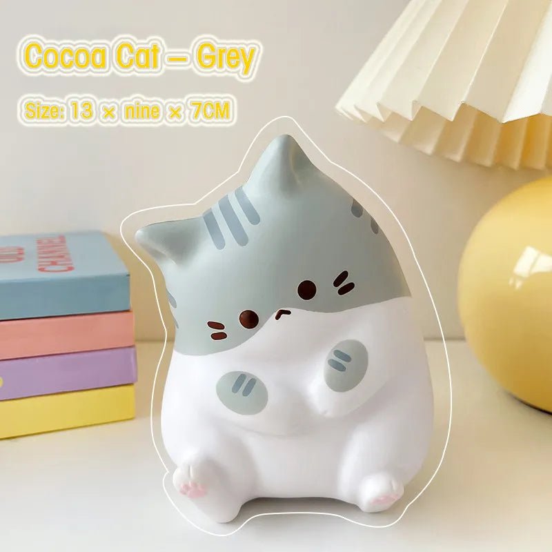 Kawaii Cat Stress Ball Toy - Soft Plush Toys - Scribble Snacks