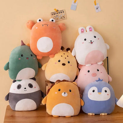 Kawaii Zoo Animal Plush Pillow - Soft Plush Toys - Scribble Snacks