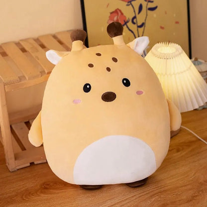 Kawaii Zoo Animal Plush Pillow - Soft Plush Toys - Scribble Snacks