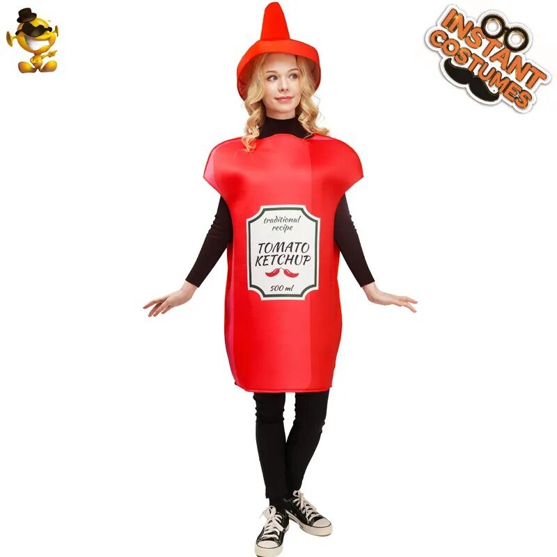 Ketchup and Mustard Adult Costumes - Costume - Scribble Snacks