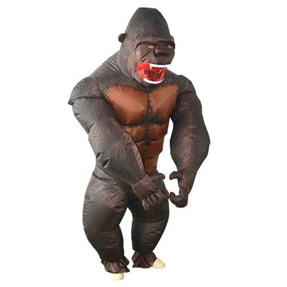 King Kong Chimpanzee Inflatable Costume - Inflatable Costume - Scribble Snacks
