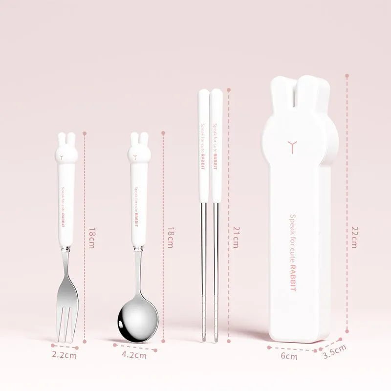 Kitten Paw Stainless Steel Cutlery Set - Cutlery Set - Scribble Snacks