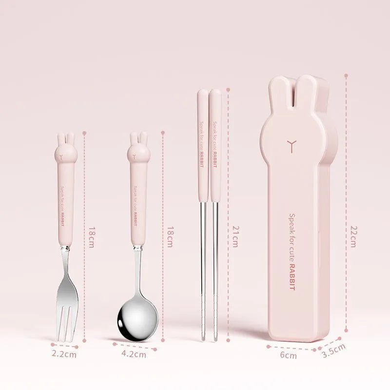 Kitten Paw Stainless Steel Cutlery Set - Cutlery Set - Scribble Snacks