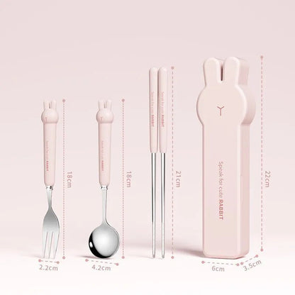 Kitten Paw Stainless Steel Cutlery Set - Cutlery Set - Scribble Snacks