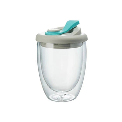 Leak-Proof Double-Wall Glass Cup - Drinking Cup/Glass - Scribble Snacks