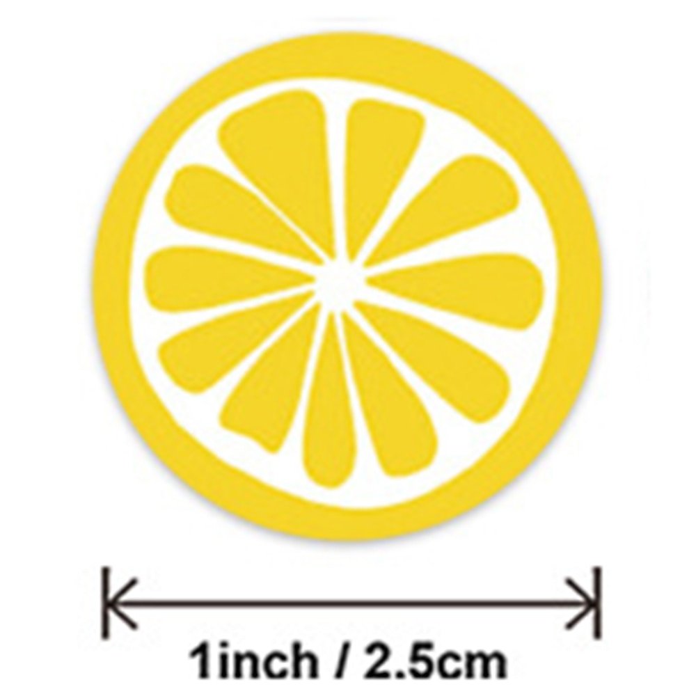 Lemon Party Round Stickers for Envelopes and Gifts - Stickers & Labels - Scribble Snacks