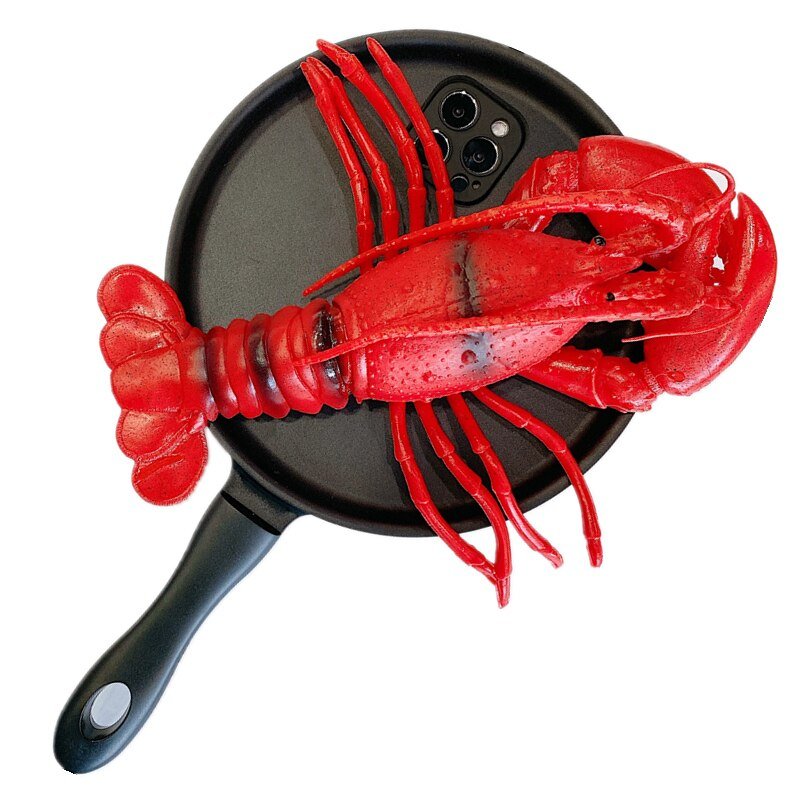 Frying Lobster Crab iPhone Case iPhone 11 12 13 14 Scribble Snacks