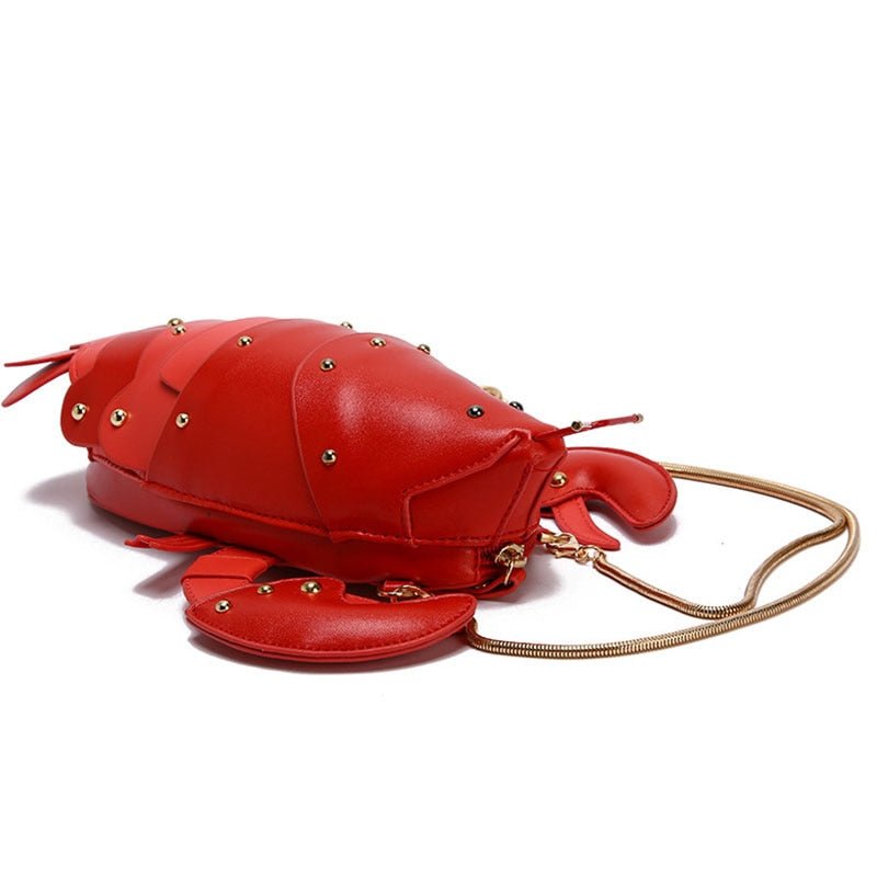 Lobster Shaped Crossbody Shoulder Bag - Bags & Backpacks - Scribble Snacks