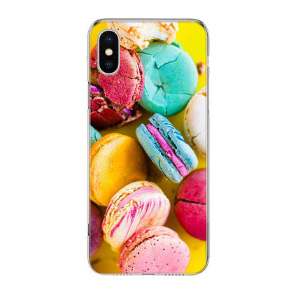 Macaron Ice Cream Dream - Dessert Ice Cream Macaron Food Phone Case for iPhone 11/12/13/14 & More - iPhone Cases - Scribble Snacks