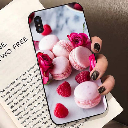 Macaron Madness - Dessert Ice Cream Macaron Food Phone Case for iPhone 11/12/13 - iPhone Cases - Scribble Snacks
