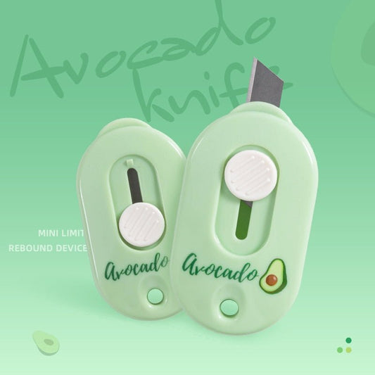 Mini Avocado Alloy Blade Utility Knife - Scissors & Craft Knives - Scribble Snacks