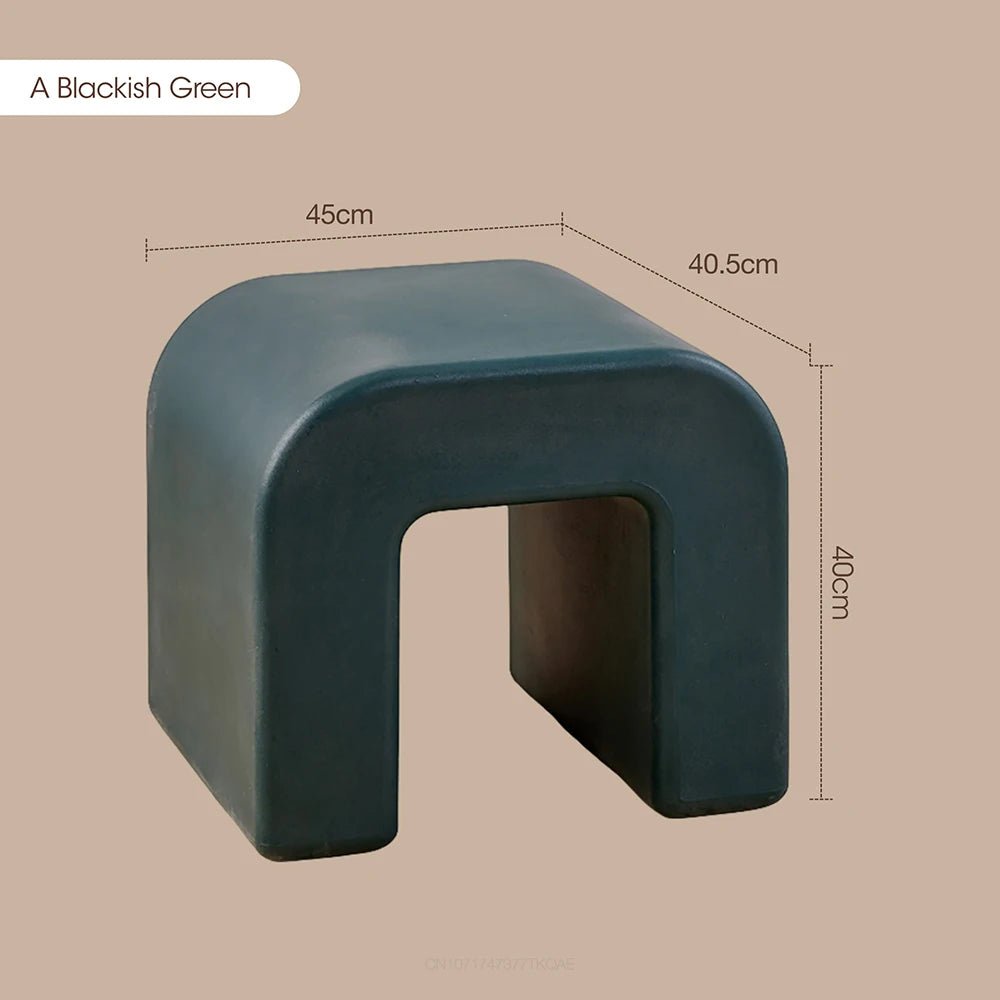 Minimalist Modern Plastic Stool - Chairs & Stools - Scribble Snacks
