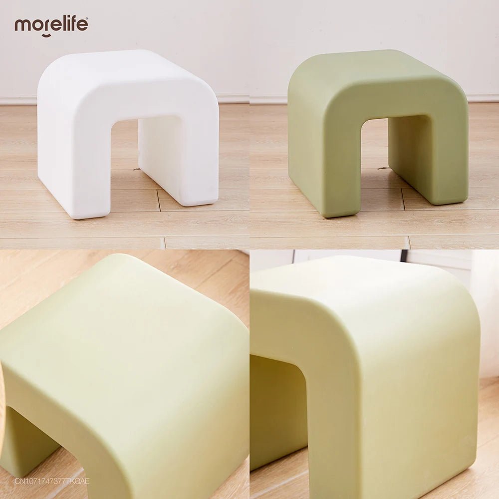 Minimalist Modern Plastic Stool - Chairs & Stools - Scribble Snacks