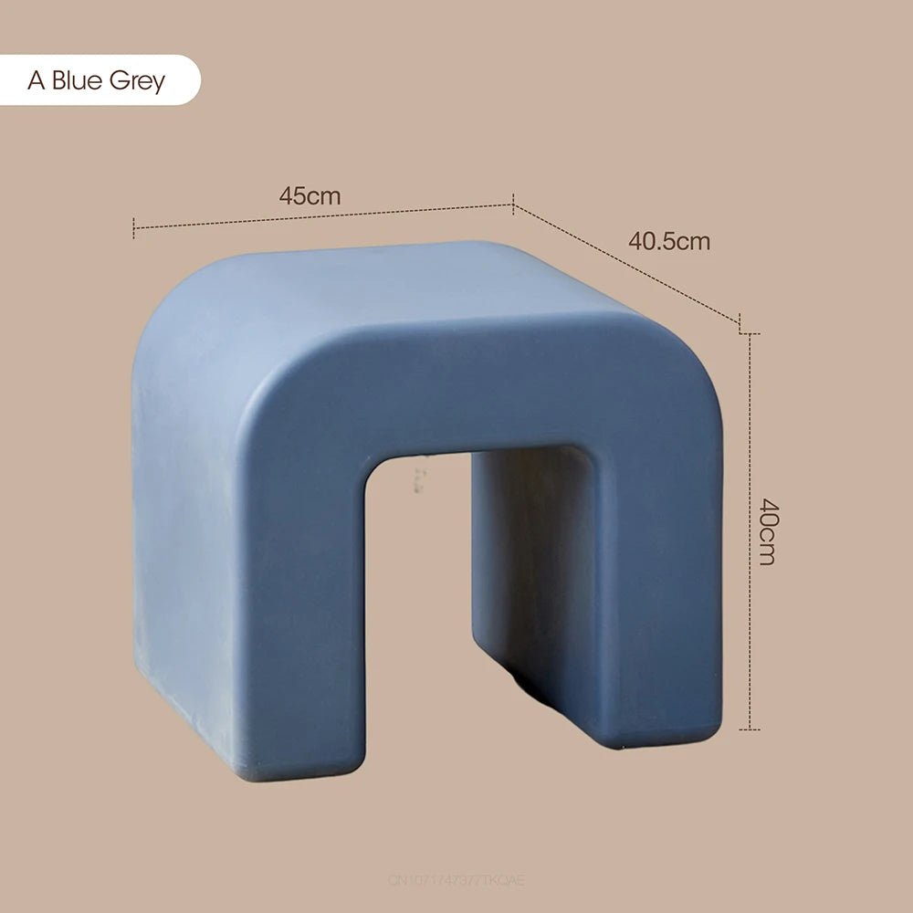 Minimalist Modern Plastic Stool - Chairs & Stools - Scribble Snacks