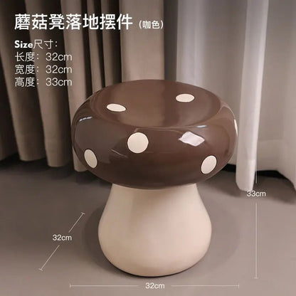 Mushroom Resin Stool Home Decor - Chairs & Stools - Scribble Snacks