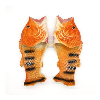Novelty Fish Slides for Summer Beach: Adult Size 24-47 - Shoes & Slippers - Scribble Snacks