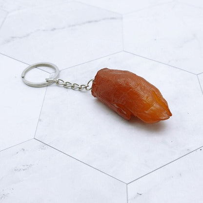 Pancake and Red Meat Keychain Charms - Keychains - Scribble Snacks