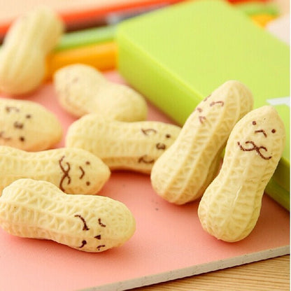 Peanut Cartoon 4-Piece Eraser Set for Pencil - Erasers - Scribble Snacks