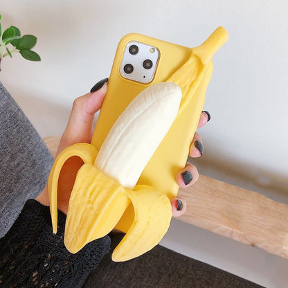 Peeled Banana Pop Case for Samsung Galaxy S8, S9, S10 - Android Cases - Scribble Snacks