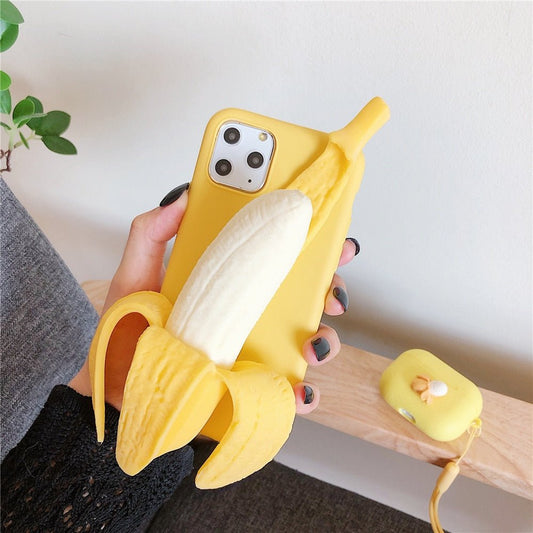 Peeled Banana Pop Case for Samsung Galaxy S8, S9, S10 - Android Cases - Scribble Snacks