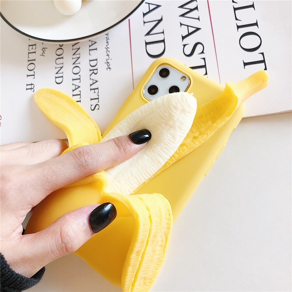 Peeled Banana Pop Case for Samsung Galaxy S8 S9 S10 Scribble