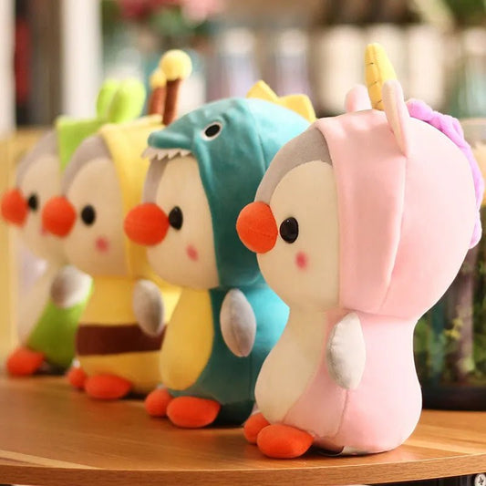 Penguin to Dinosaur Plush Toy - Soft Plush Toys - Scribble Snacks