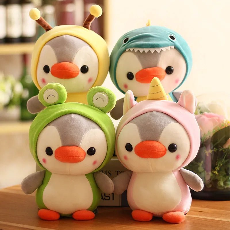 Penguin to Dinosaur Plush Toy - Soft Plush Toys - Scribble Snacks