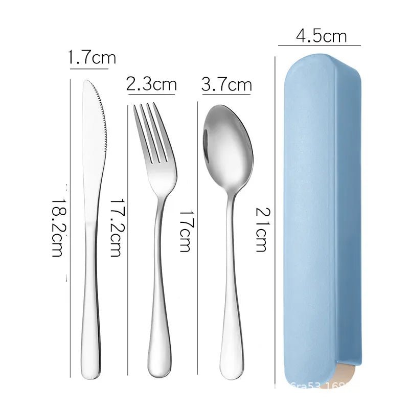 Picnic Pals Stainless Steel Cutlery Set - Cutlery Set - Scribble Snacks