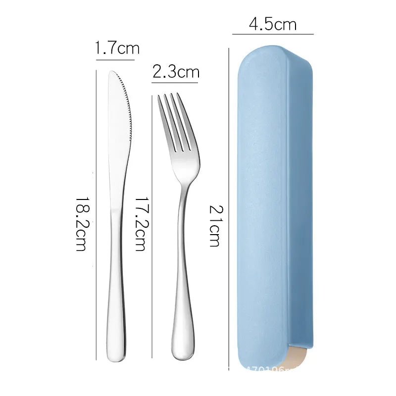 Picnic Pals Stainless Steel Cutlery Set - Cutlery Set - Scribble Snacks