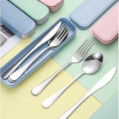 Picnic Pals Stainless Steel Cutlery Set - Cutlery Set - Scribble Snacks