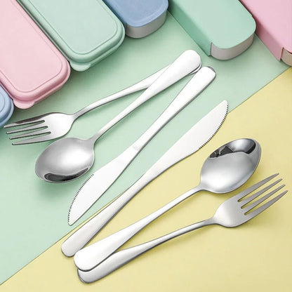 Picnic Pals Stainless Steel Cutlery Set - Cutlery Set - Scribble Snacks