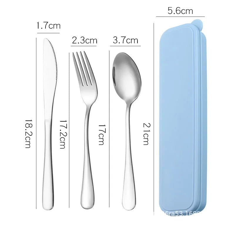 Picnic Pals Stainless Steel Cutlery Set - Cutlery Set - Scribble Snacks