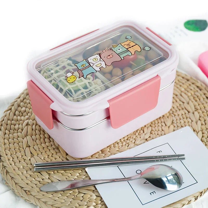 Picnic Pals Stainless Steel Lunchbox - Lunch Box - Scribble Snacks