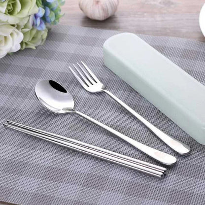 Picnic-Perfect Stainless Steel Cutlery Set - Cutlery Set - Scribble Snacks