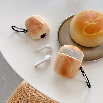Pineapple Bun Silicone AirPods Case: AirPods Pro/2/3/1 Compatible - Airpods Cases - Scribble Snacks
