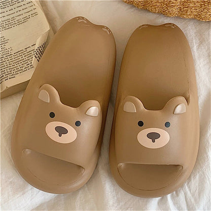 Pink Pig Pattern Summer Slippers for Adults - Shoes & Slippers - Scribble Snacks
