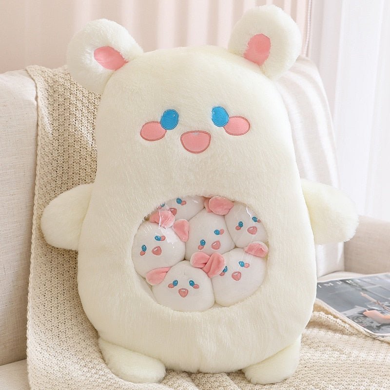 Plush Cookies and Puffs Toy Pillow: Koala and Axolotl Designs - Soft Plush Toys - Scribble Snacks