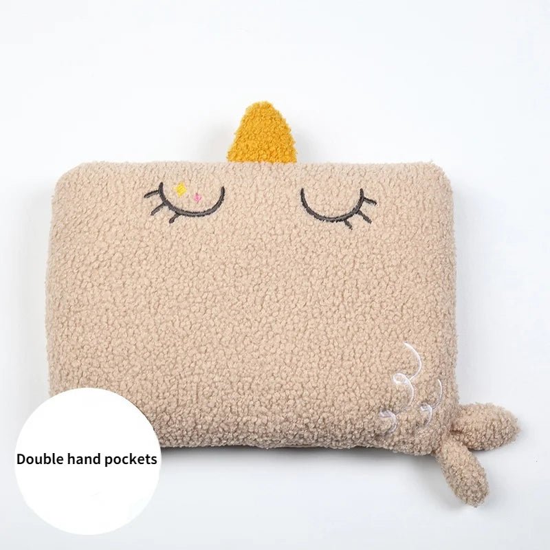 Plush Electric Hand-Warming Bottle - Hand Warmers & Hot Water Bottles - Scribble Snacks